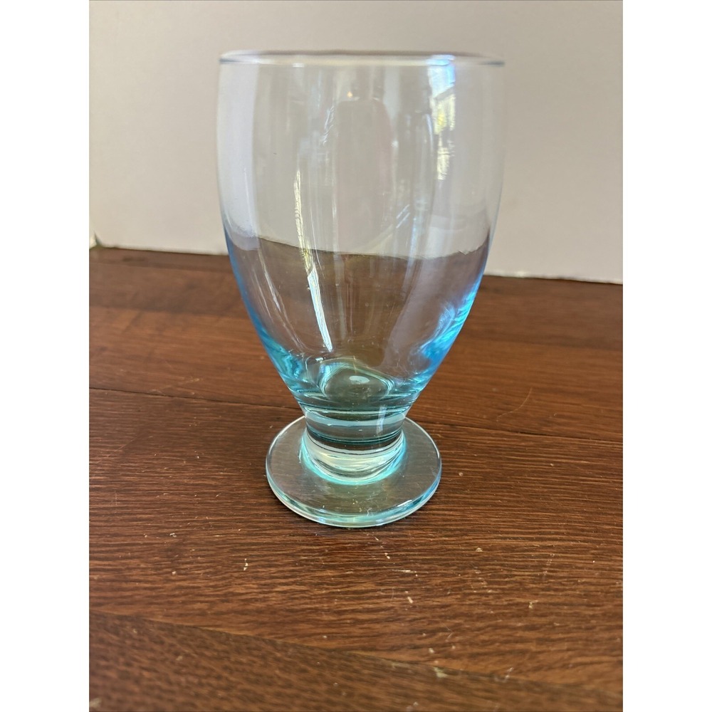 Cristar Sky Blue Water‎ Goblet Footed 12 oz Drinking Glass Replacement